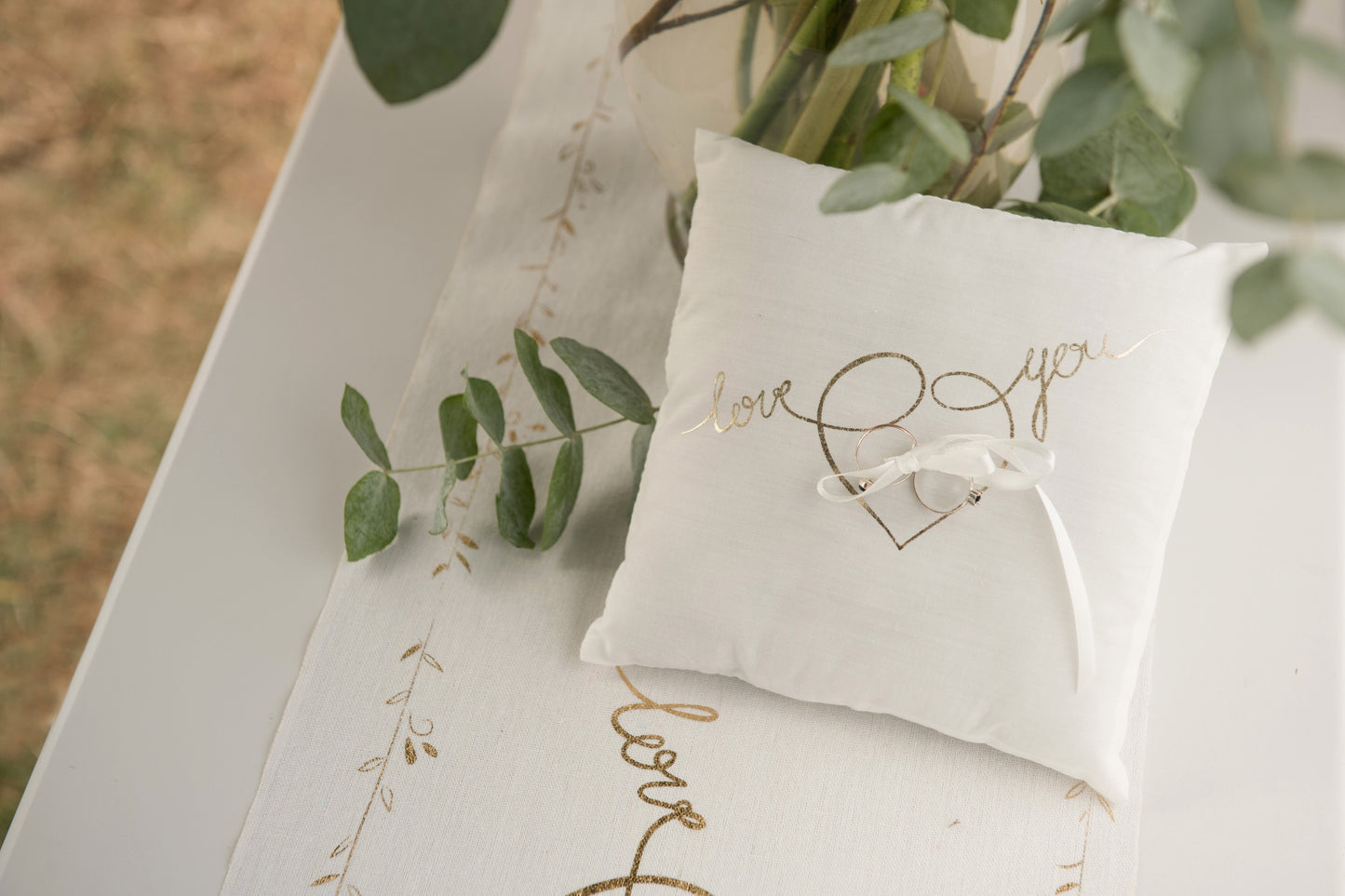 Coussin pour alliances - Love You