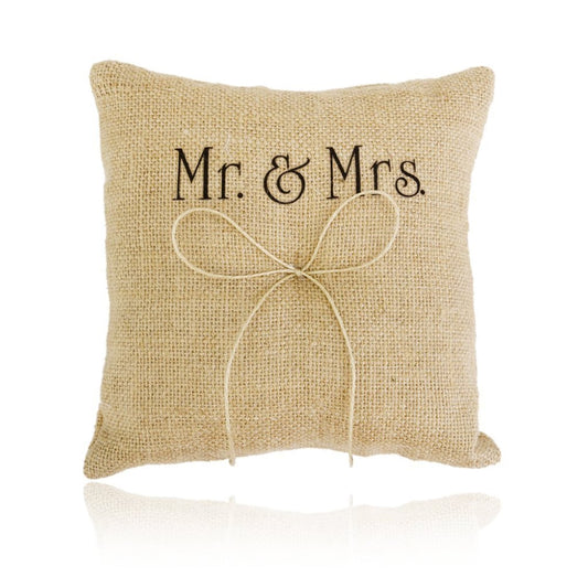 Coussin pour alliances - Mr & Mrs