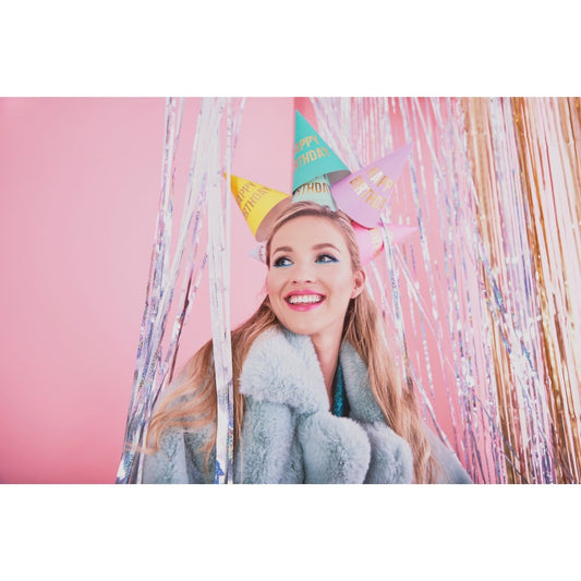Chapeaux Colorés - Happy Birthday (6 pcs)