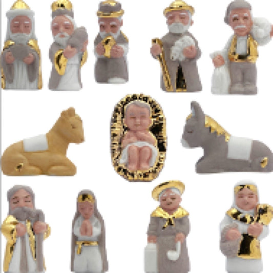 Fèves - Crèche Ensoleillée (12pcs)