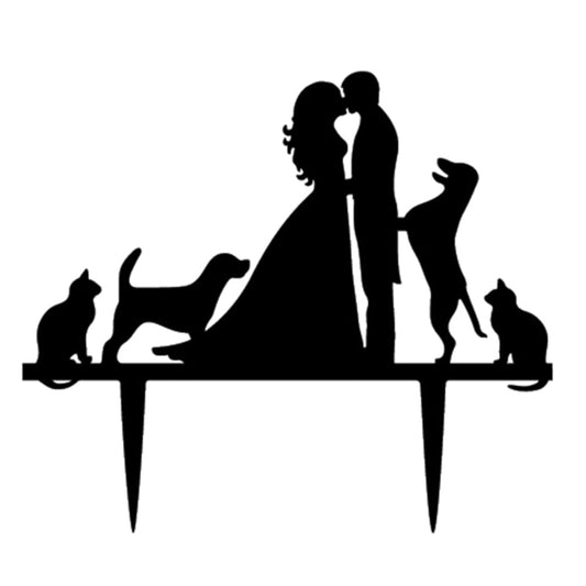 Figurine "Chien & Chats"