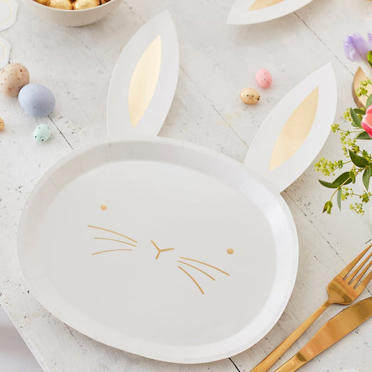 Assiettes Lapin Oreilles tombantes (8pcs)