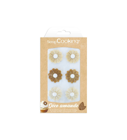 ScrapCooking Décors en pâte d'amande marguerites (20 g)