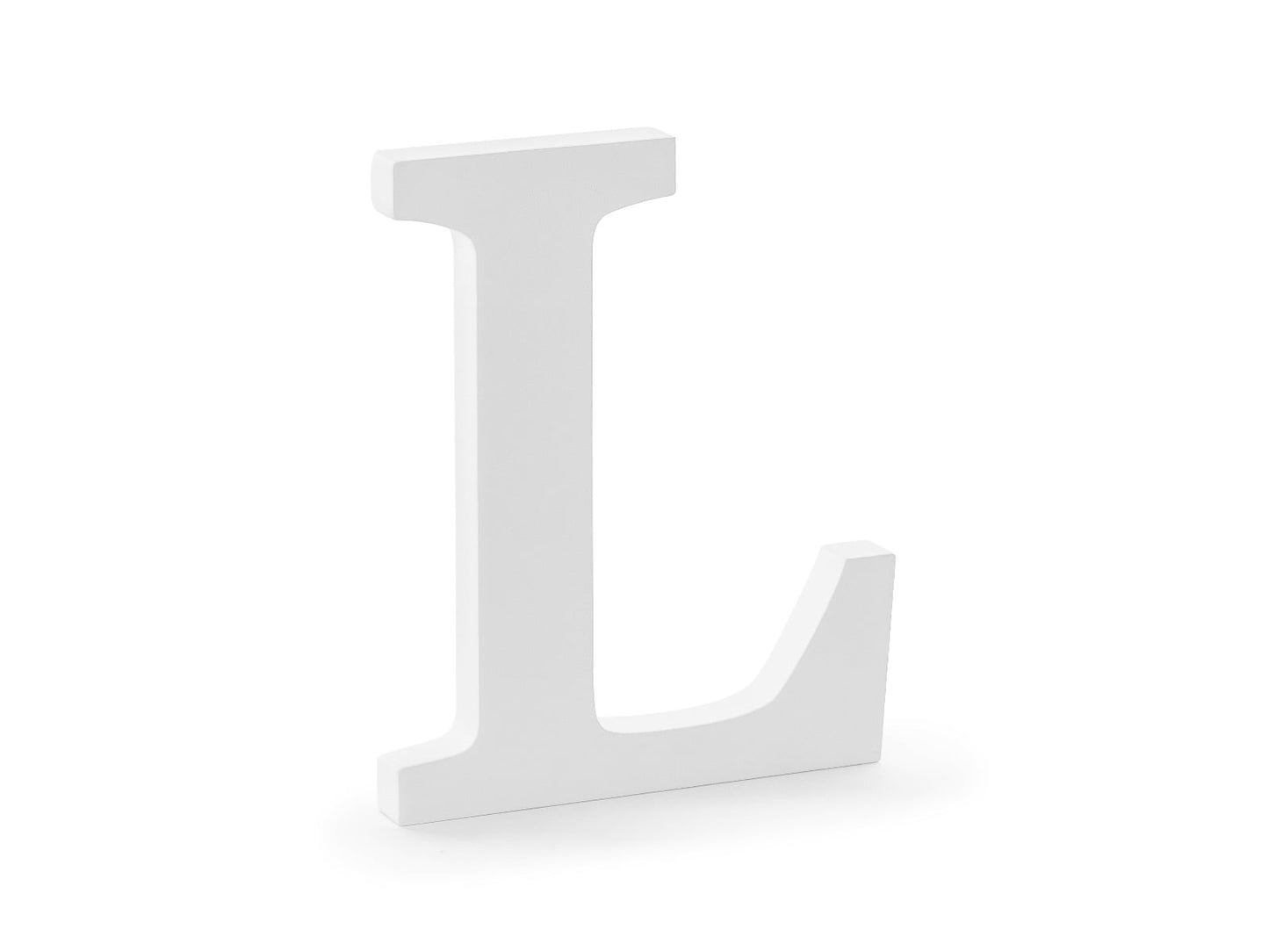 Lettre en bois blanc - L