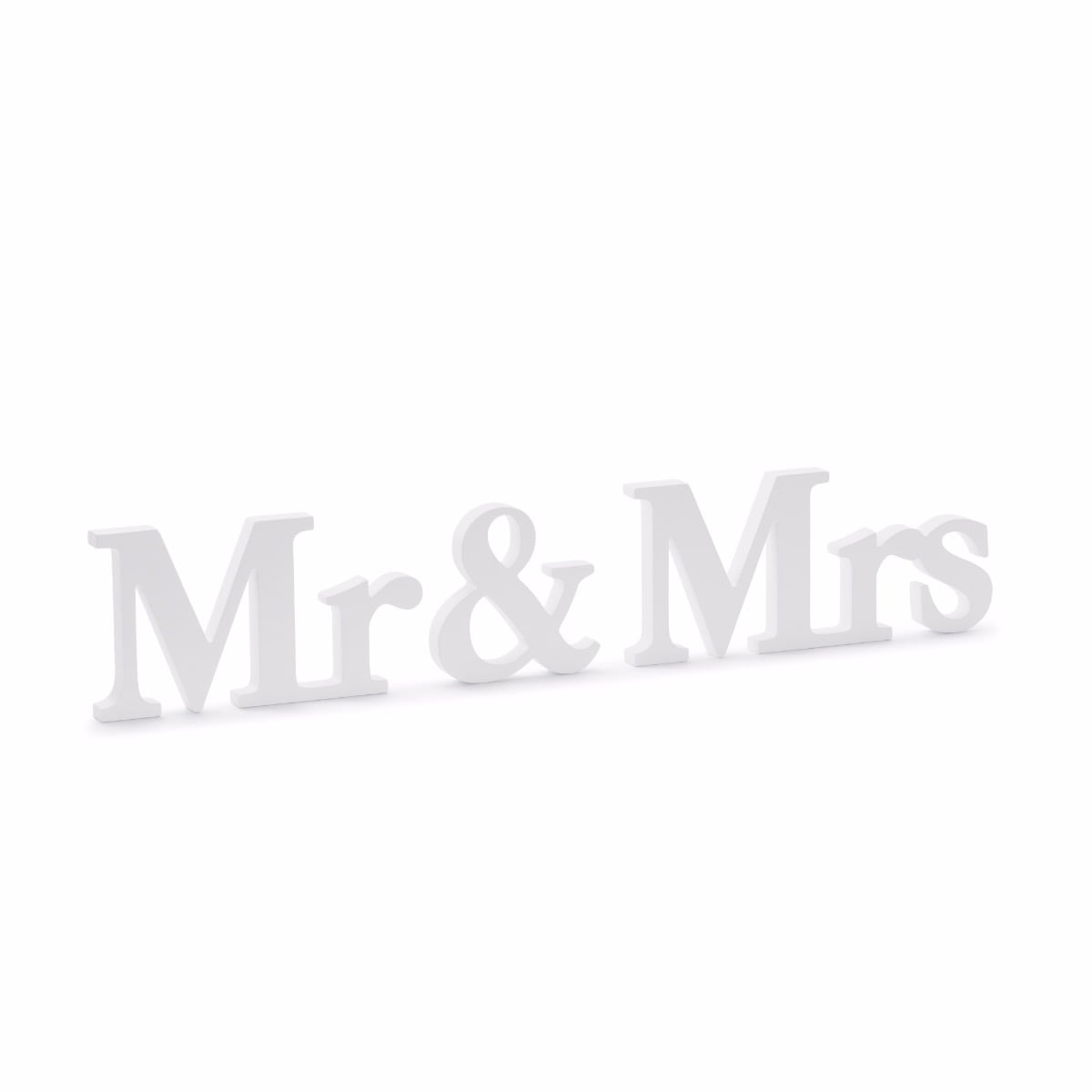 Lettre Mr & Mrs - Blanc
