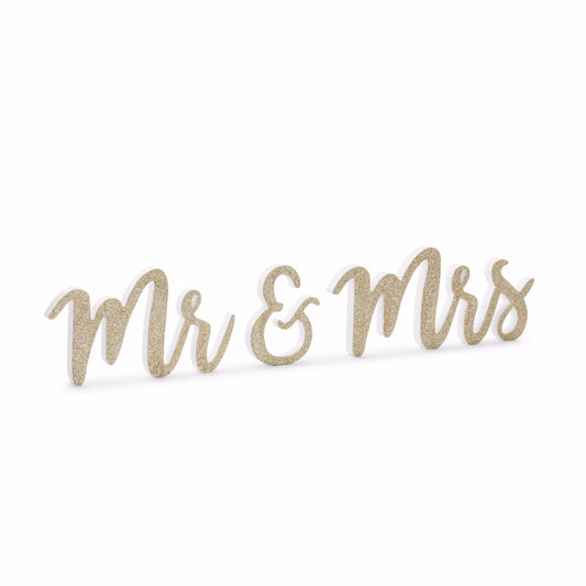 Lettre Mr & Mrs - Or