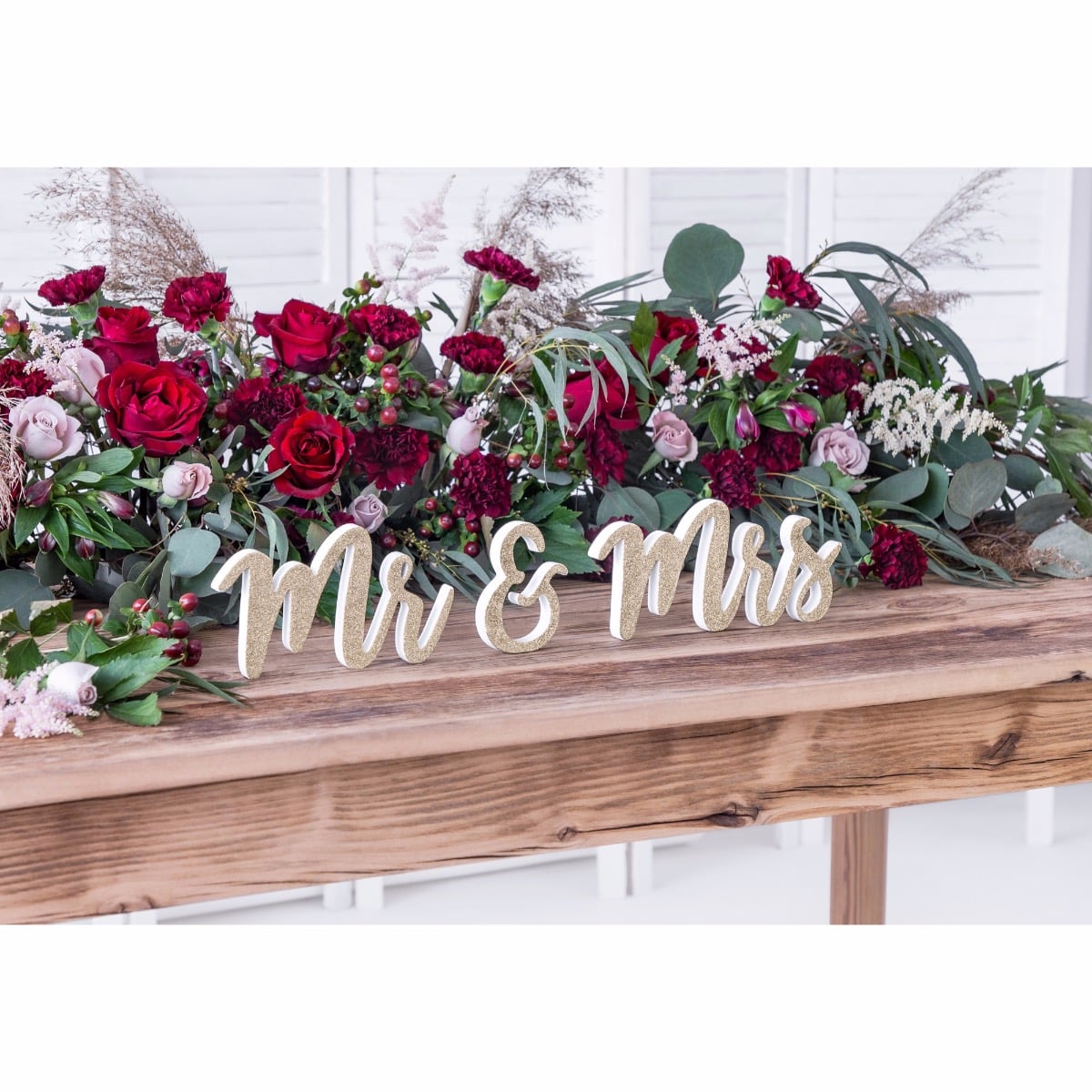 Lettre Mr & Mrs - Or