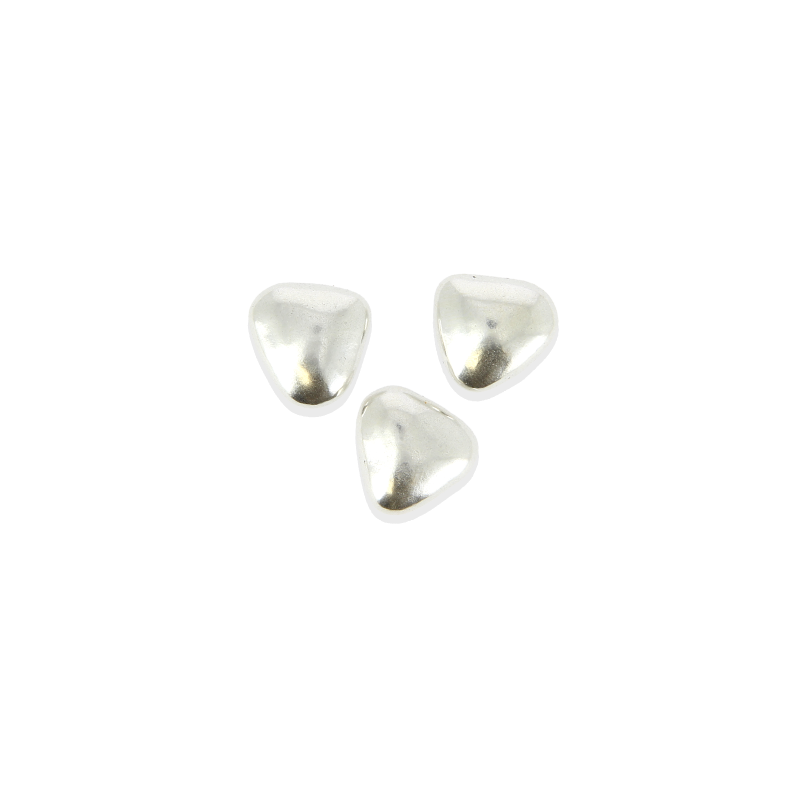 Dragées Chocolat Mini-coeurs Argent (250g)