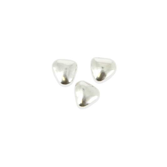 Dragées Chocolat Mini-coeurs Argent (250g)