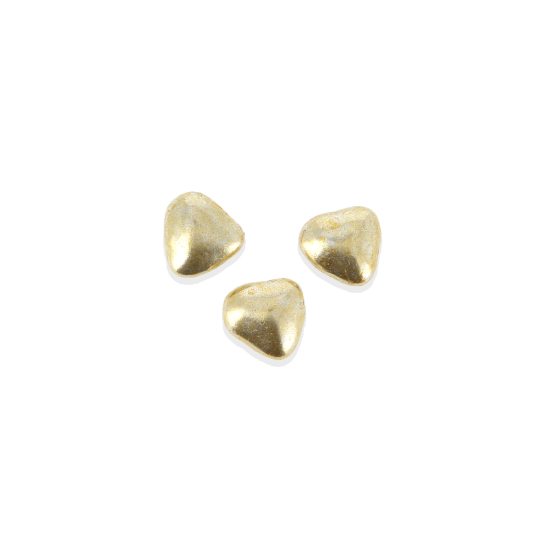 Dragées Chocolat Mini-coeurs Or (250g)