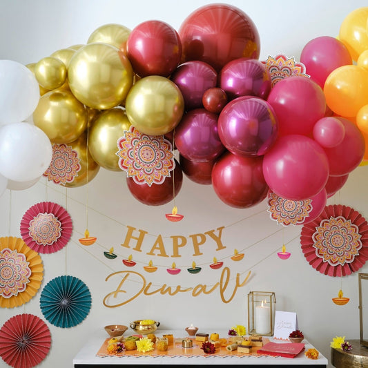 Arche de ballons - Diwali (75pcs)