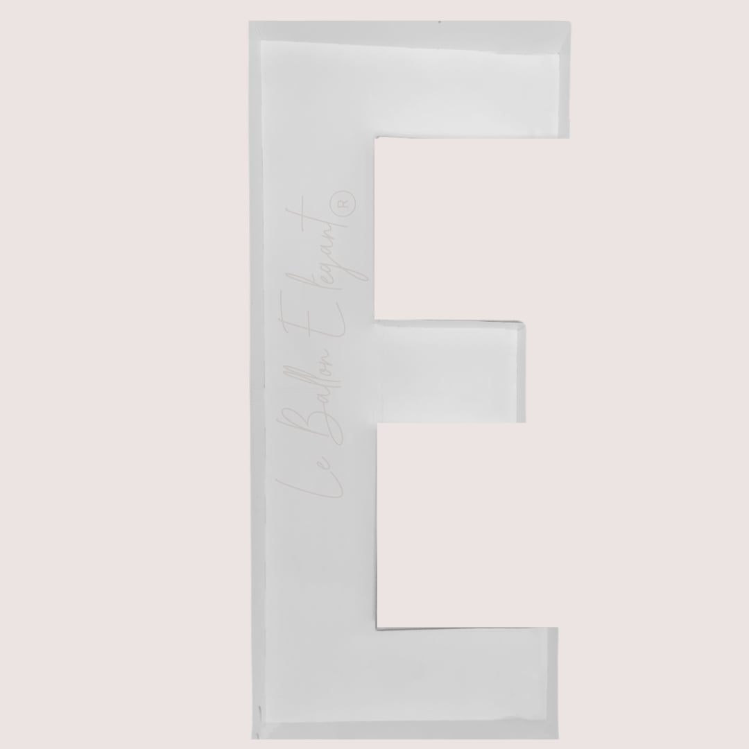Structure Lettre E 100cm - Le Ballon Elégant