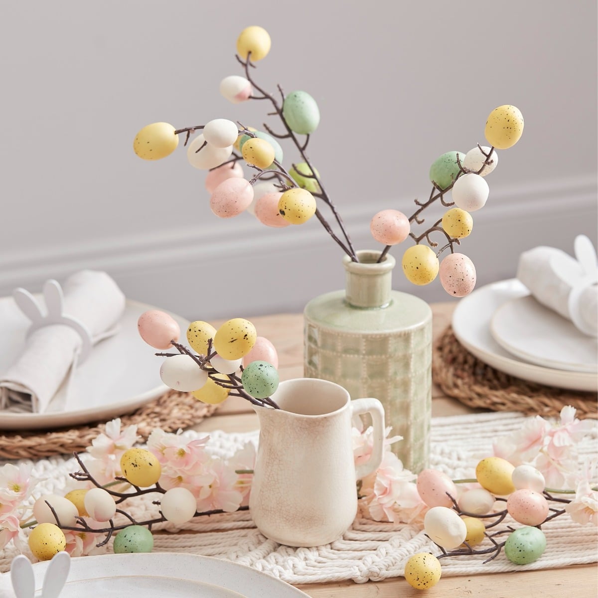 Branches avec oeufs de pâques (5pcs)