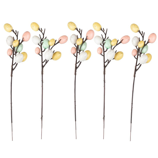 Branches avec oeufs de pâques (5pcs)
