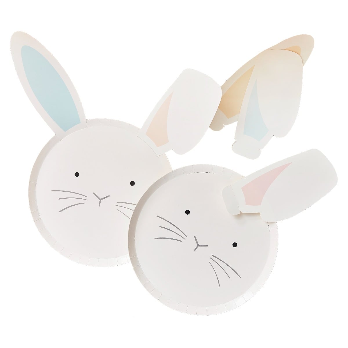 Assiettes Lapin Oreilles tombantes (8pcs)