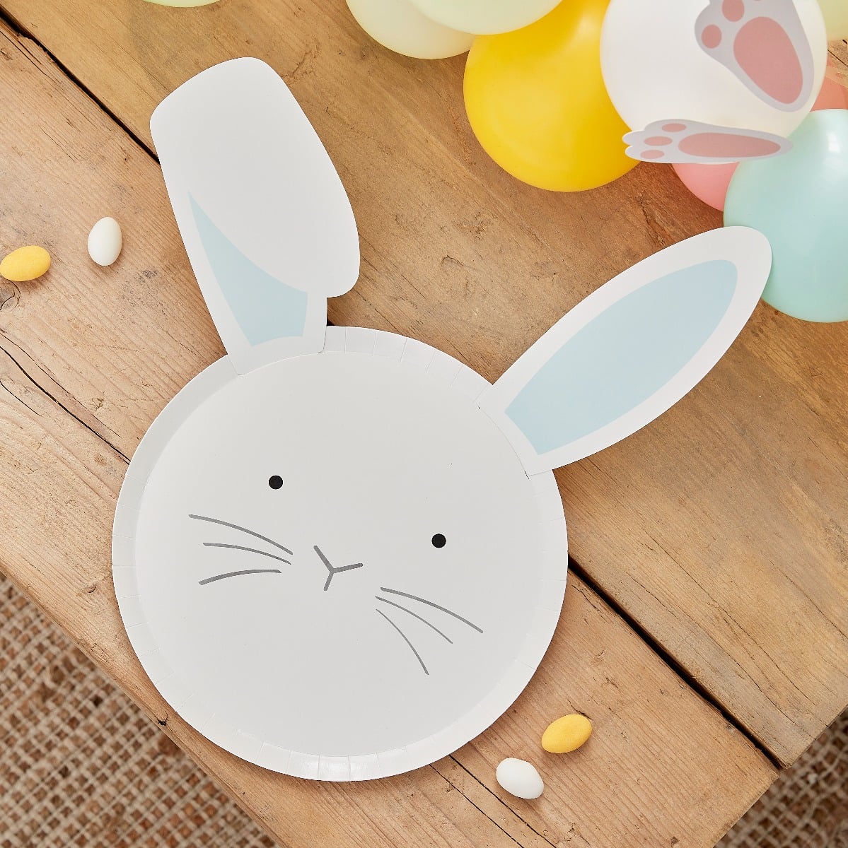 Assiettes Lapin Oreilles tombantes (8pcs)