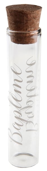 Eprouvettes en verre - Baptême (48pcs)