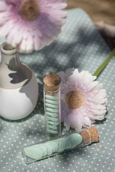 Eprouvettes en verre - Baptême (48pcs)