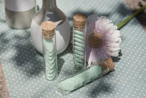 Eprouvettes en verre - Baptême (48pcs)
