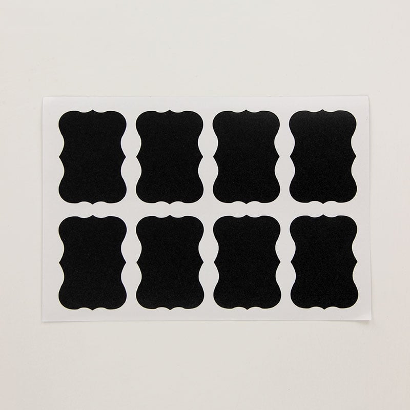 Etiquettes autocollantes Tableau Noir (48pcs)