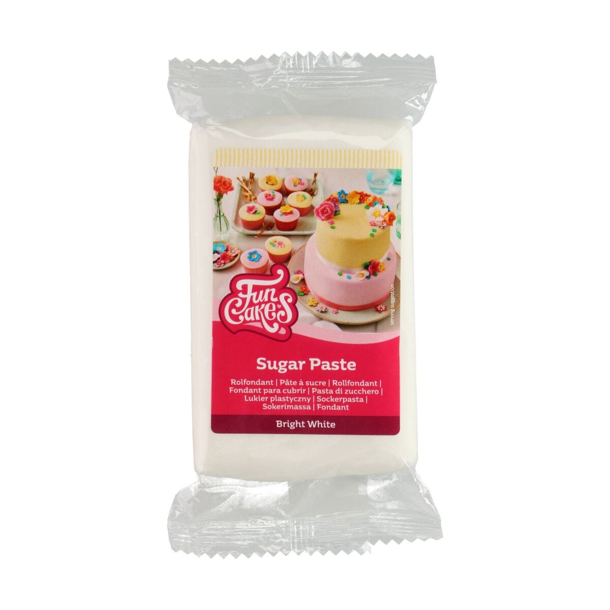 Pâte à sucre FunCakes - Bright White - 250gr