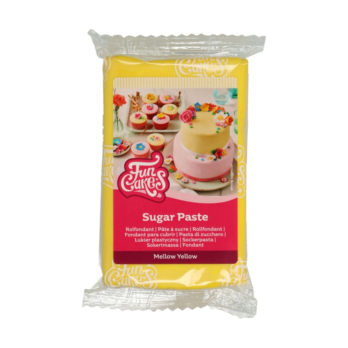 Pâte à sucre FunCakes - Mellow Yellow - 250g