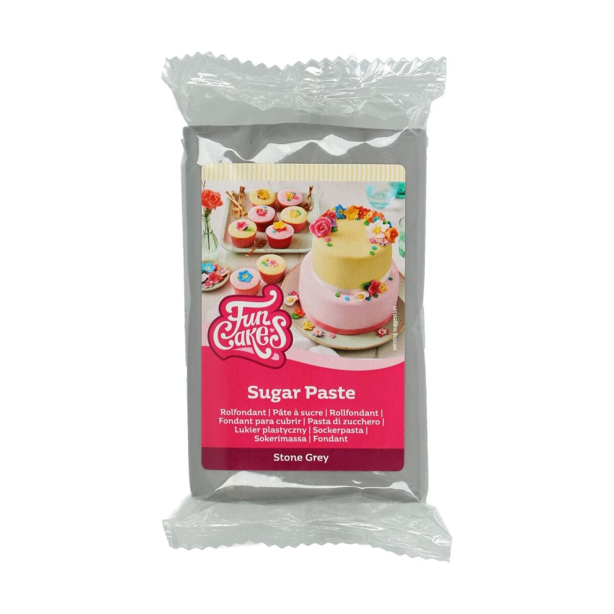 Pâte à sucre FunCakes - Stone Grey - 250gr