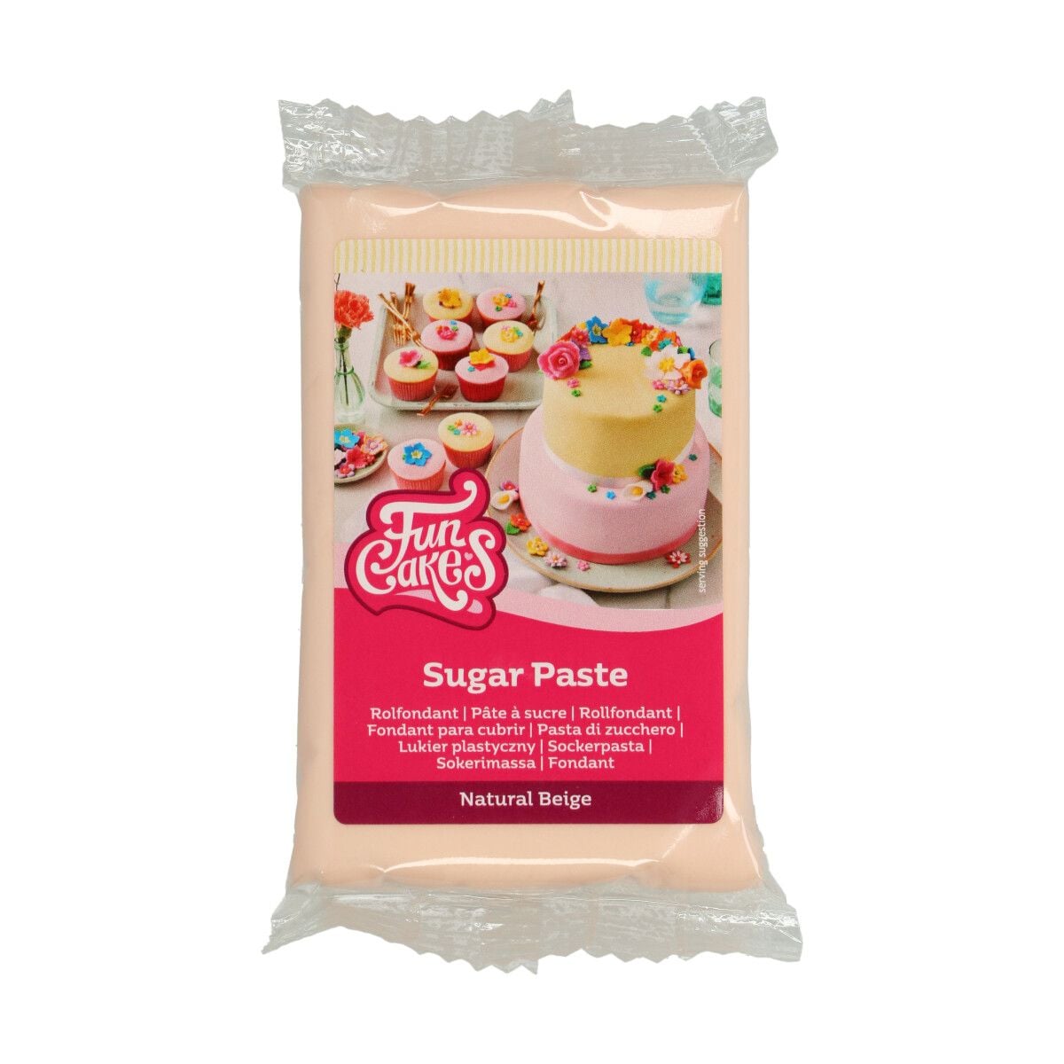 Pâte à sucre FunCakes - Naturel Beige - 250gr