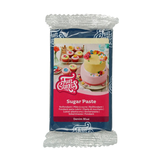 Pâte à sucre FunCakes - Denim Blue - 250gr