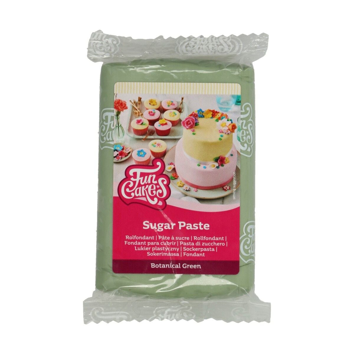 Pâte à sucre FunCakes - Botanical Green - 250gr