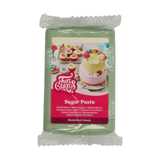 Pâte à sucre FunCakes - Botanical Green - 250gr