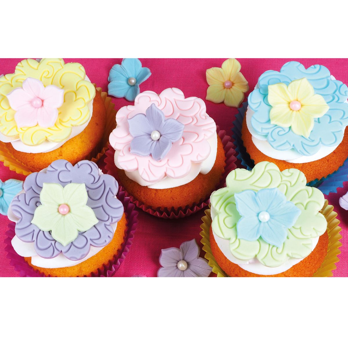 Pâte à sucre FunCakes - Multipack Couleur Pastel - 5x100gr