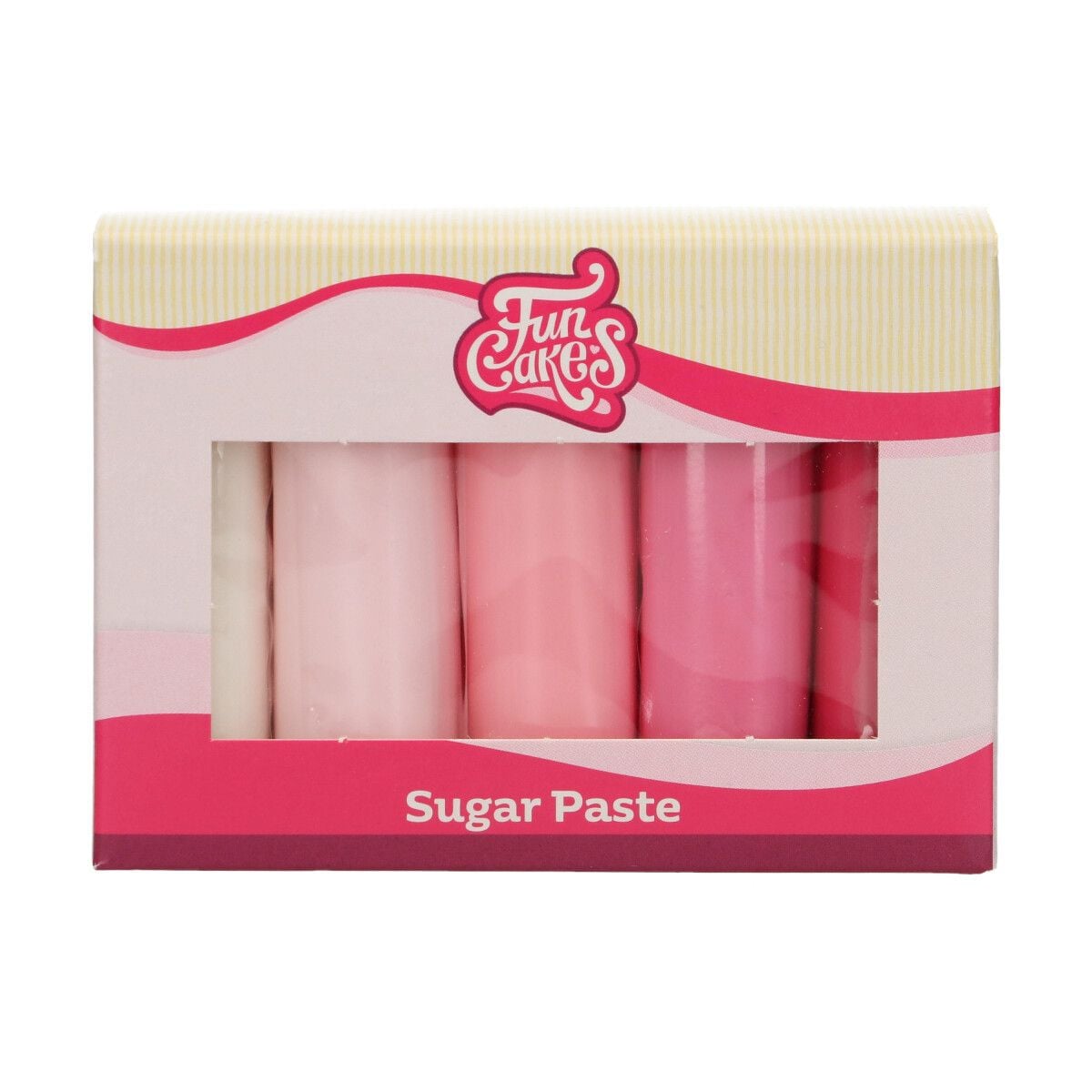 Pâte à sucre FunCakes - Multipack Palette Rose - 5x100gr