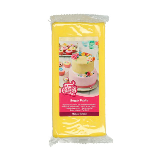 Pâte à sucre FunCakes - Mellow Yellow - 1kg