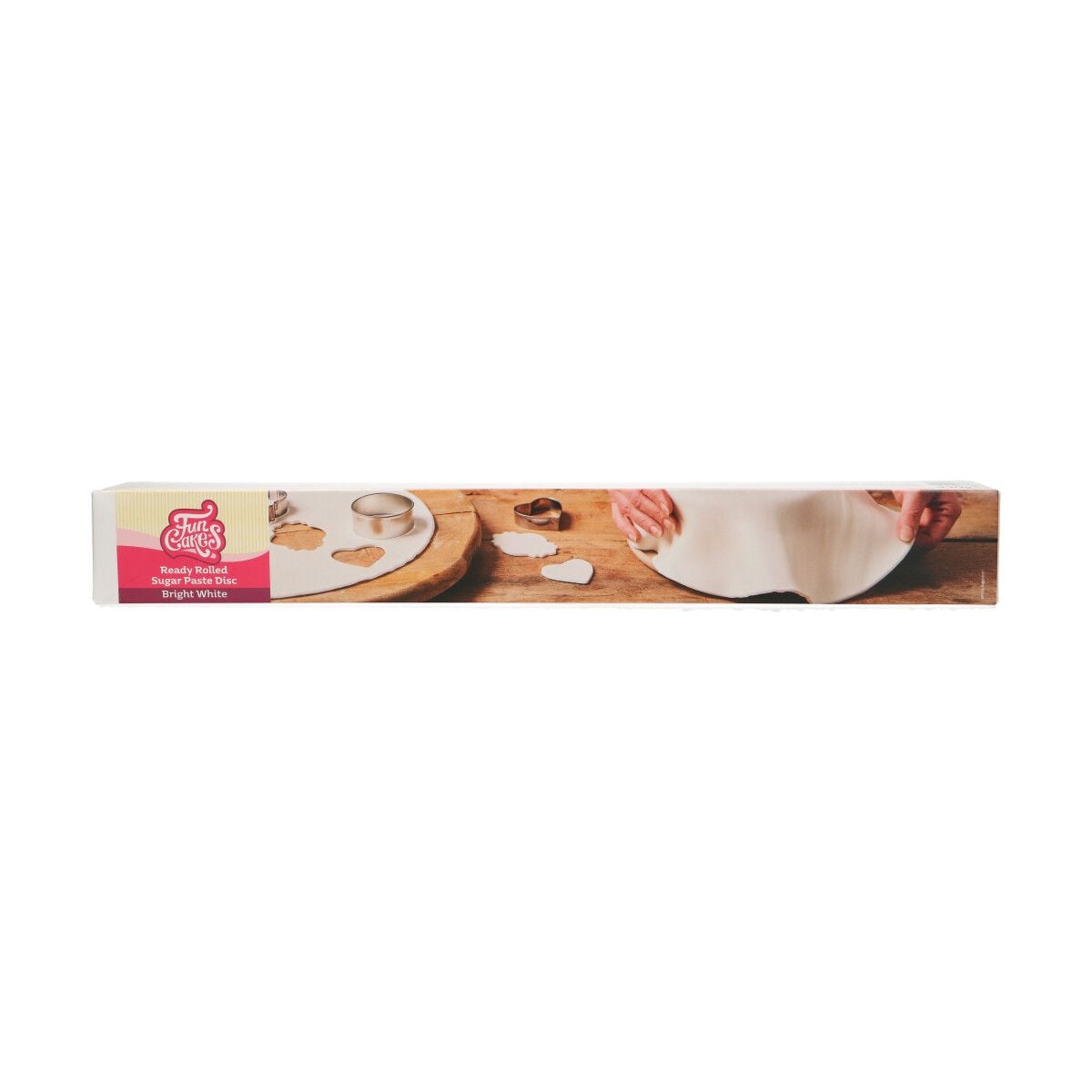 Pâte à Sucre FunCakes Étalée - Bright White - 430gr