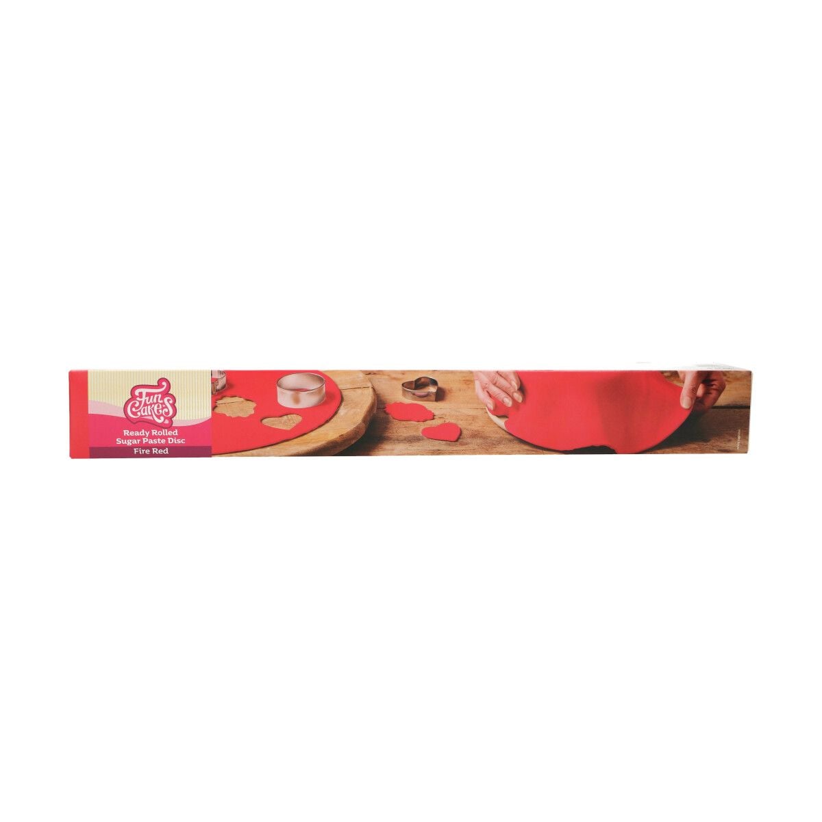 Pâte à Sucre FunCakes Étalée - Fire Red - 430gr