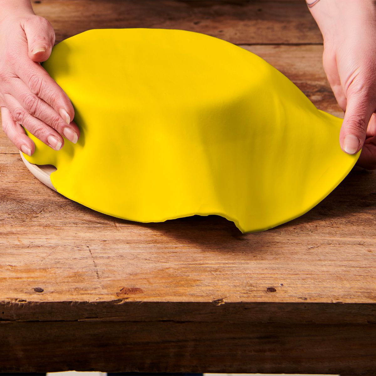 Pâte à Sucre FunCakes Étalée - Mellow Yellow - 430gr