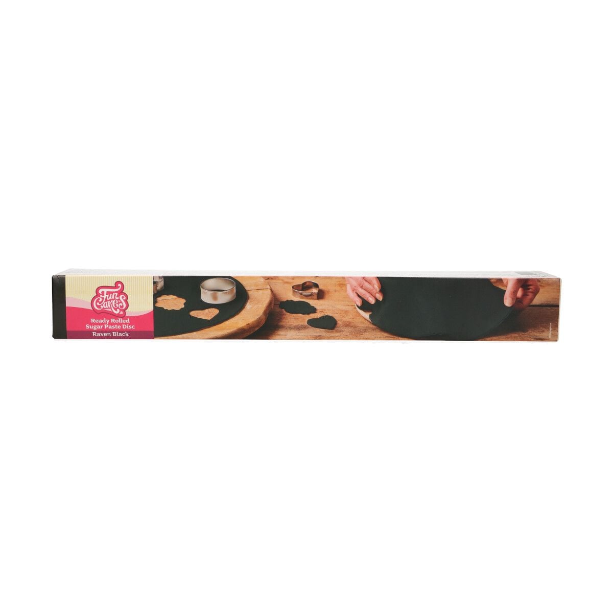 Pâte à Sucre FunCakes Étalée - Raven Black 430gr