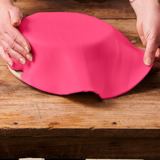 Pâte à sucre FunCakes Étalée - Hot Pink 430gr