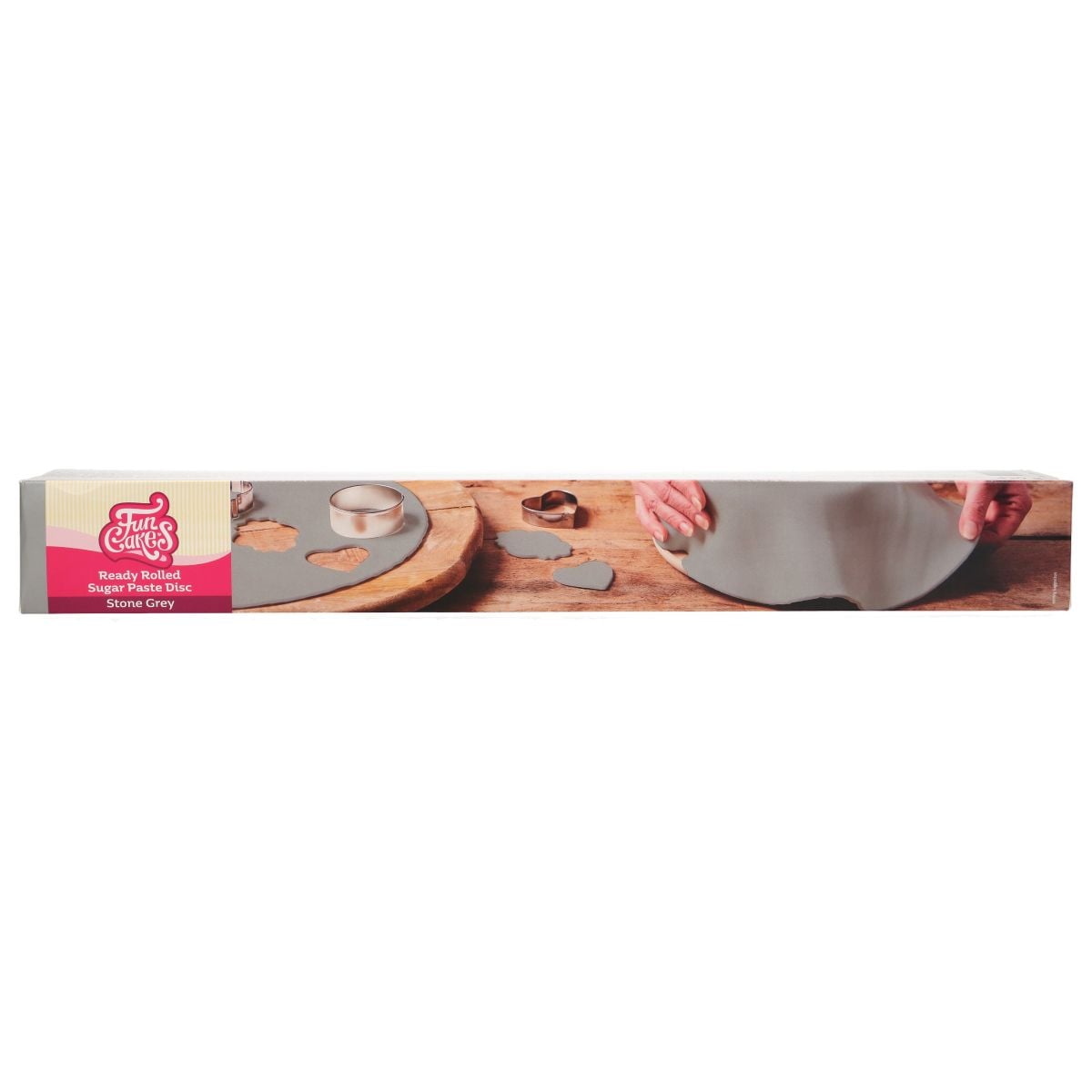 Pâte à sucre FunCakes Étalée - Stone Grey 430gr