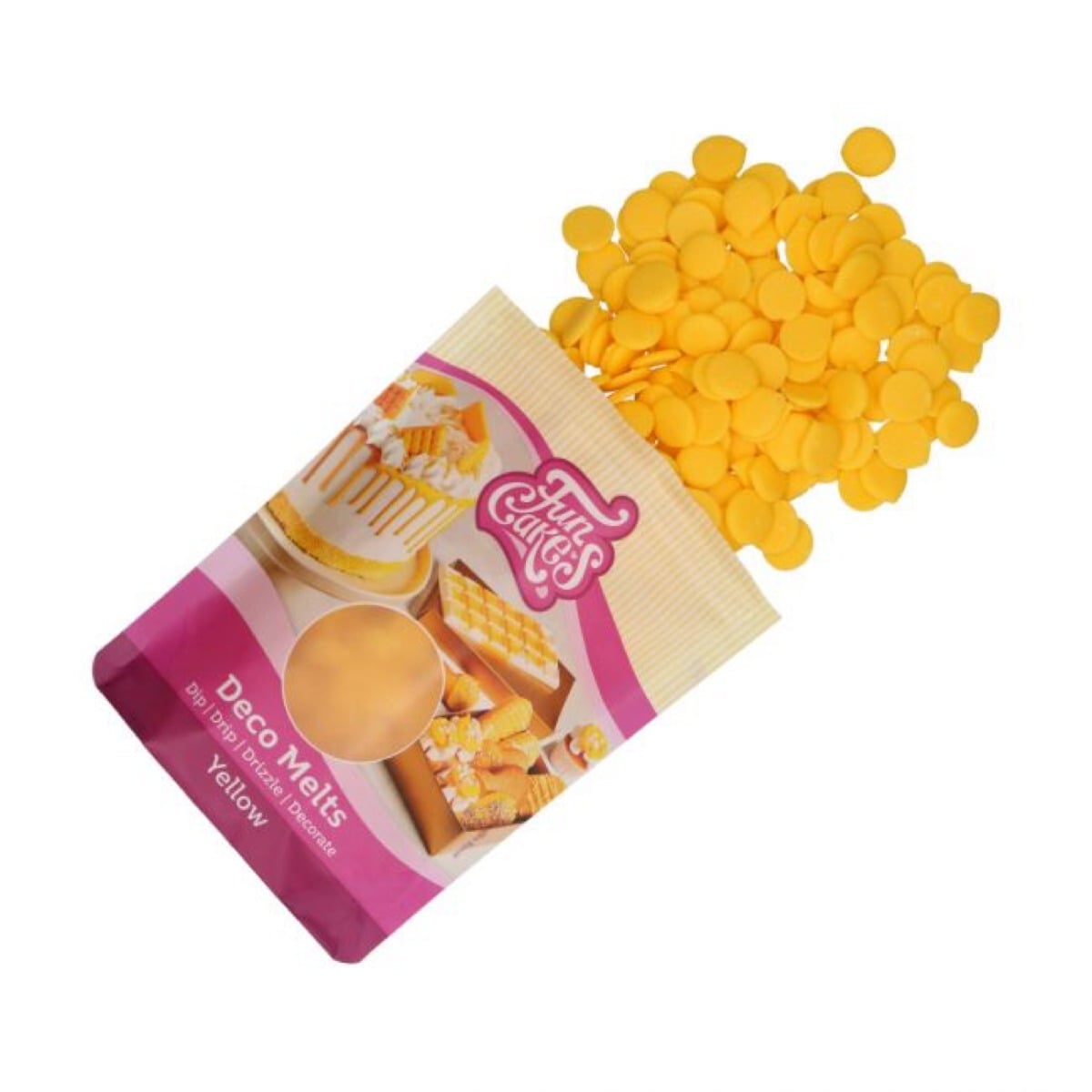 Chocolat à fondre - Jaune (250 g)
