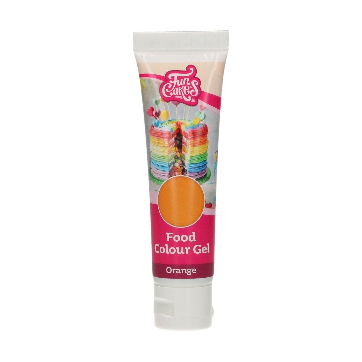 Gel Colorant Alimentaire Orange 30 g