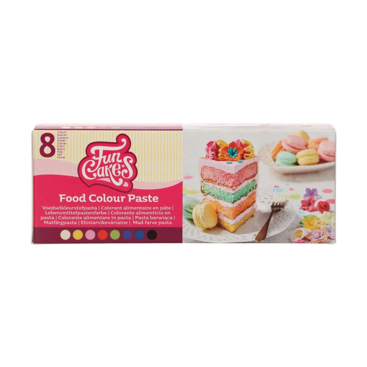 Colorants alimentaires en pâte (8pcs)