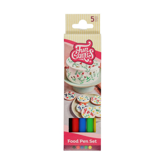Feutres alimentaires - Couleurs primaires (5pcs)