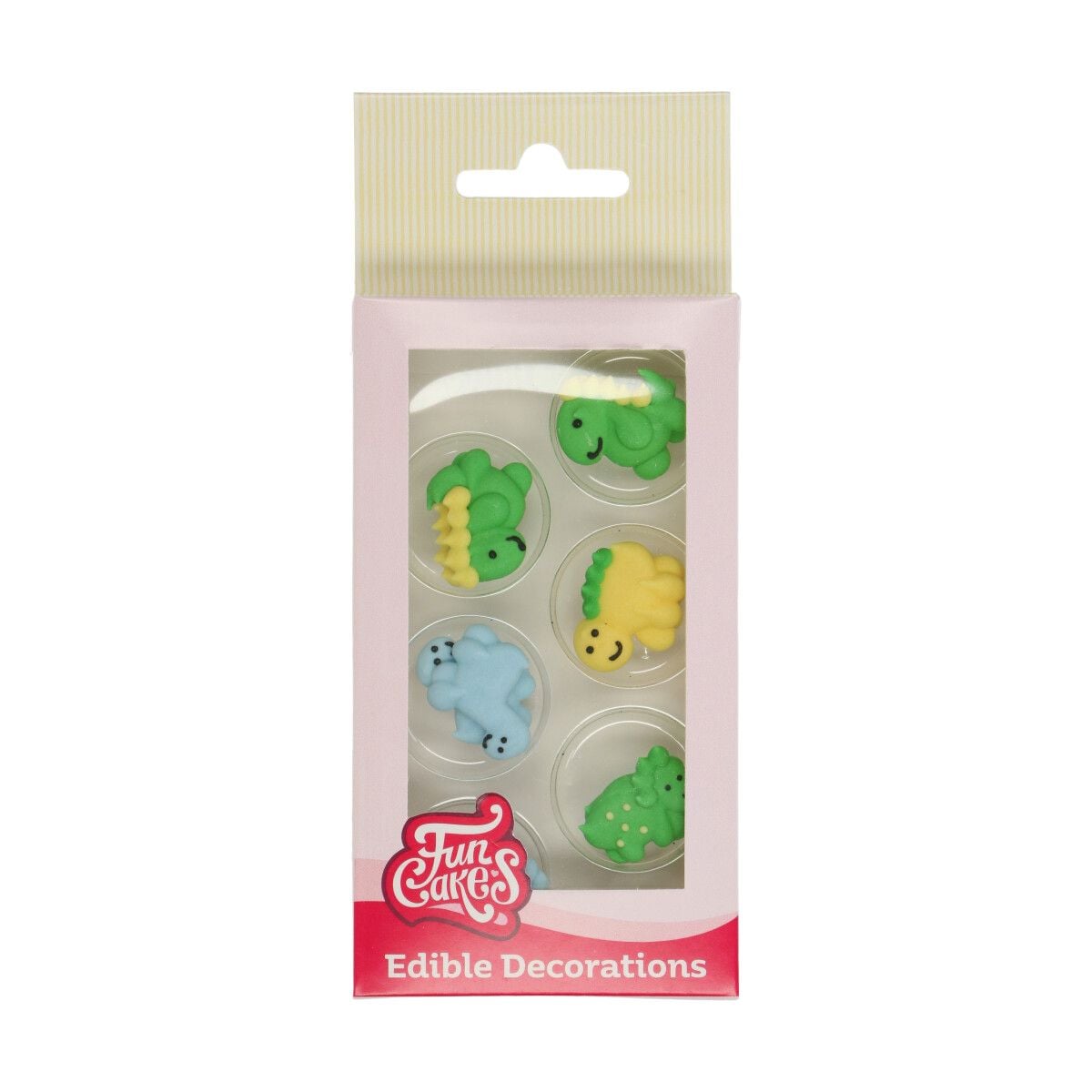 Décorations en sucre - Dino (12pcs)