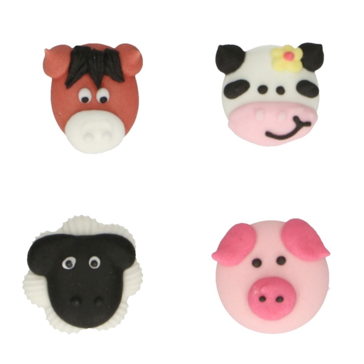 Décorations en sucre - Animaux de la ferme