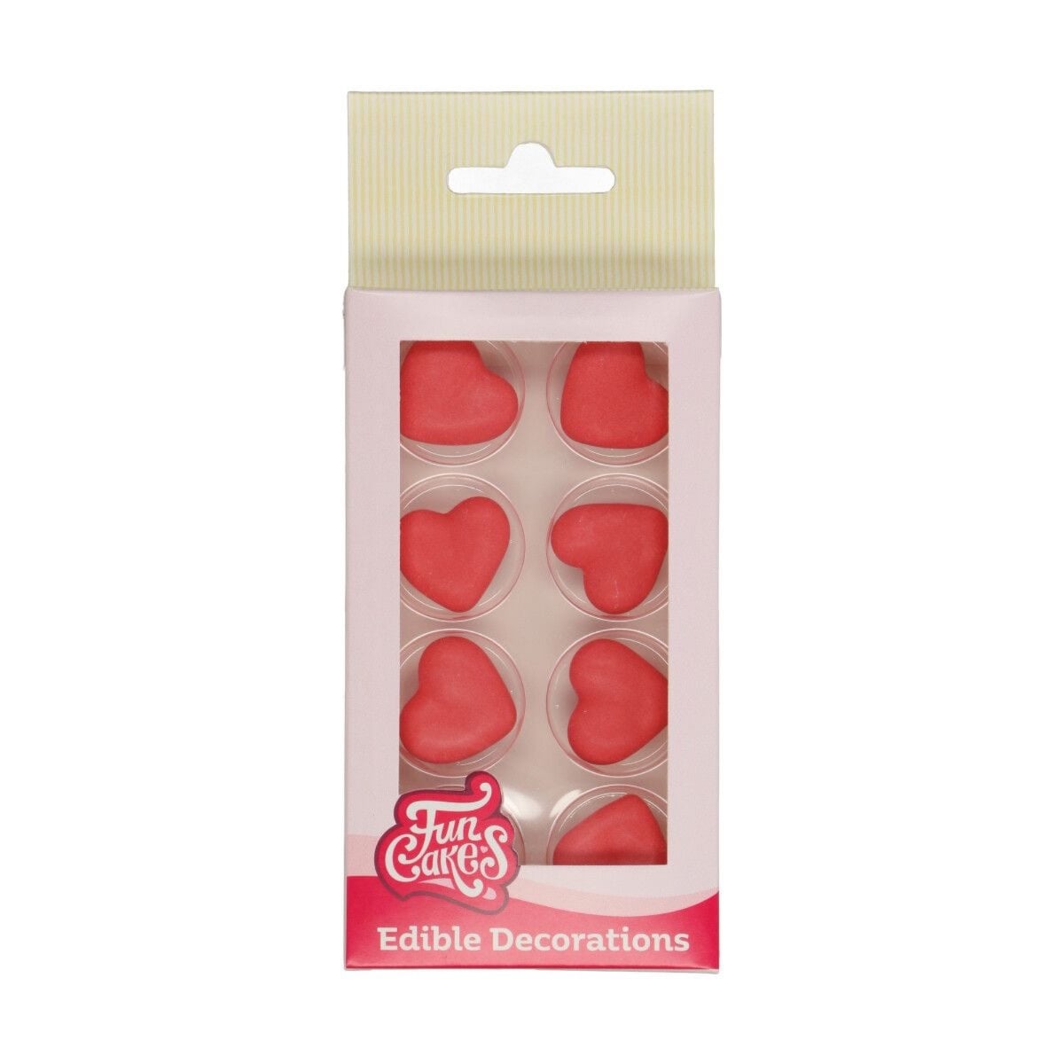 Décorations en sucre - Coeur rouge