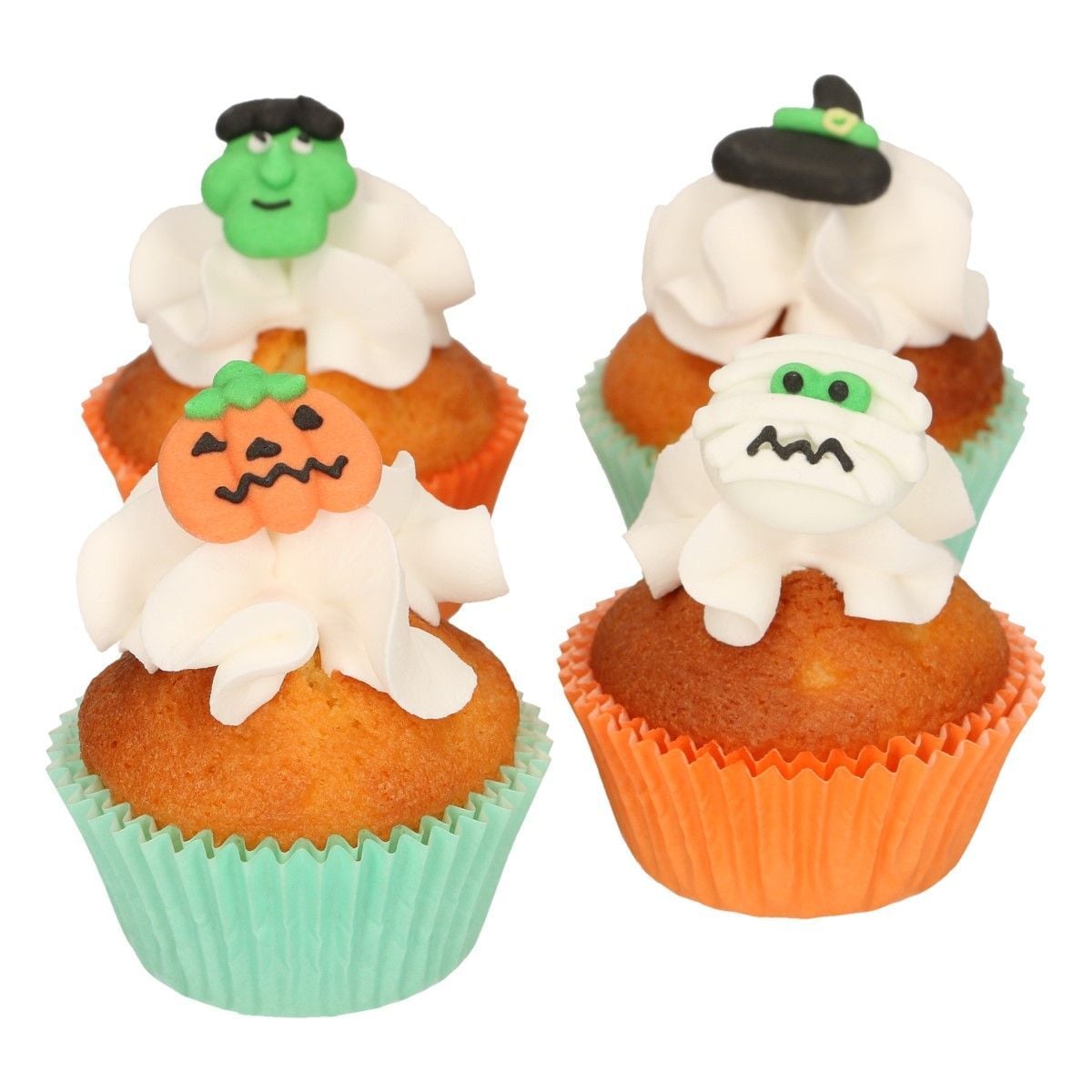 Décorations en sucre - Halloween (12pcs)