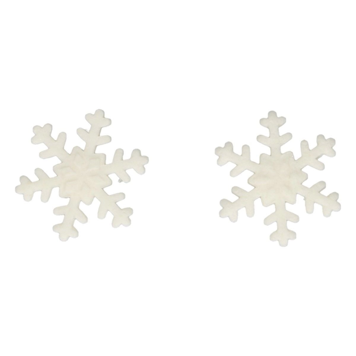 Décorations en sucre - Flocons de Neige blancs