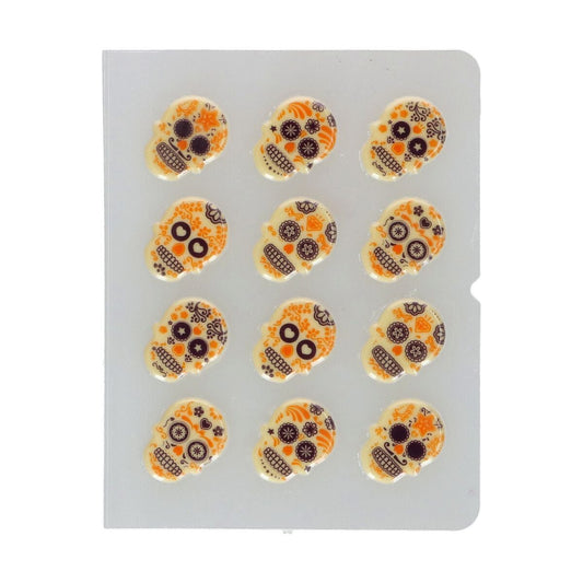 Décorations en chocolat - Jour des Morts (12pcs)